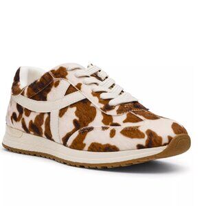 DV Dolce Vita Womens Cow Print Joque Retro Lace-Up Sneakers Size 8 New in Box